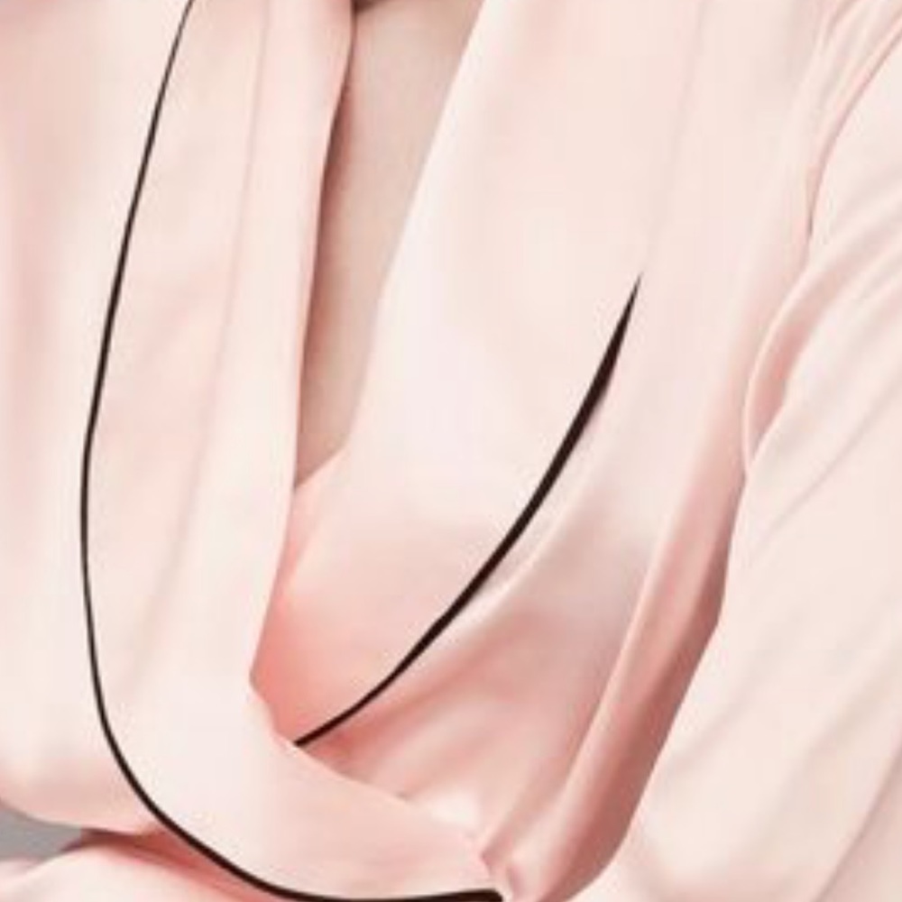 Size 2 AP Classic Pyjama Silk PINK TOP ONLY - Picture 4 of 4